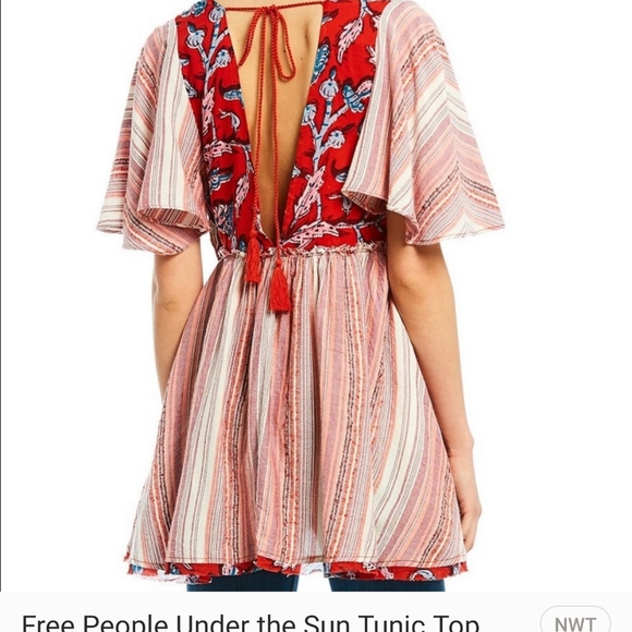 SOLD New Free People Under The Sun tunic top nwt - Picture 4 of 8